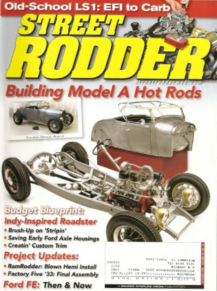 STREET RODDER 2009 OCT - CARBS FOR LS1, FORD FE POWER, CUSTON SIDE TRIM MADE